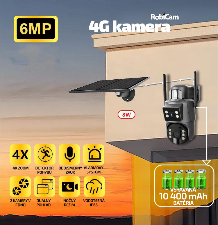 RobiCam S4 DualView Solar 4G – 6MP 1
