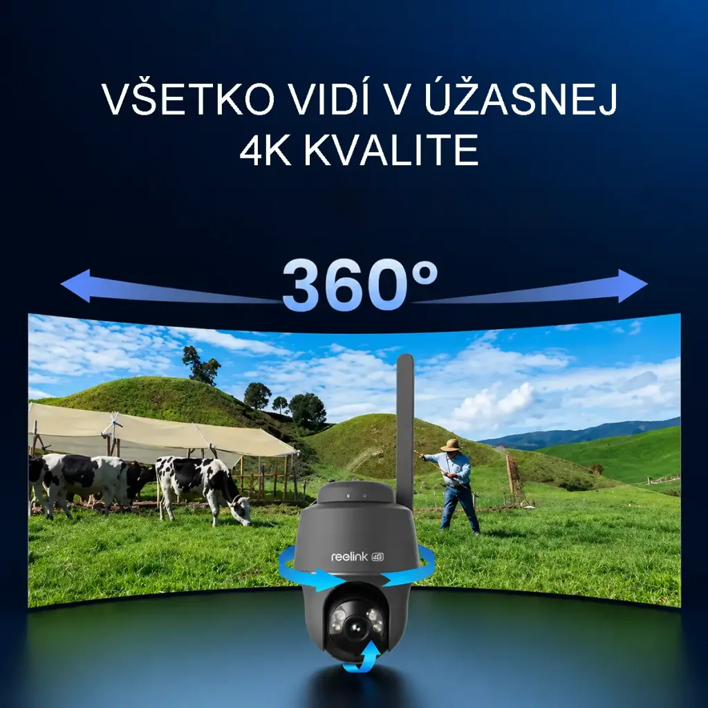 Reolink G440-G+SP2 Grey (Go PT Ultra + Solar Panel 2) 4K 4G LTE PTZ camera