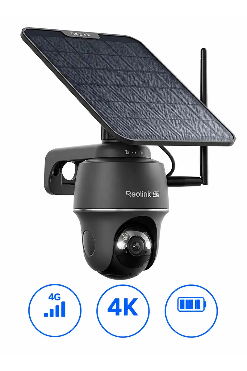 Reolink G440-G+SP2 Grey main Reolink G440-G+SP2 Grey (Go PT Ultra + Solar Panel 2) 4K 4G LTE PTZ camera