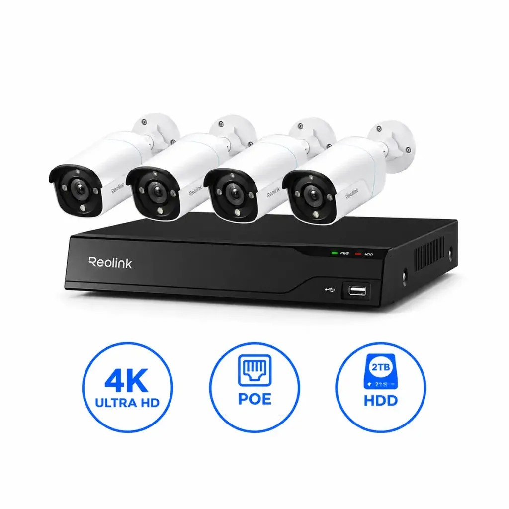 Reolink NVS8-8MB4 4K PoE complect