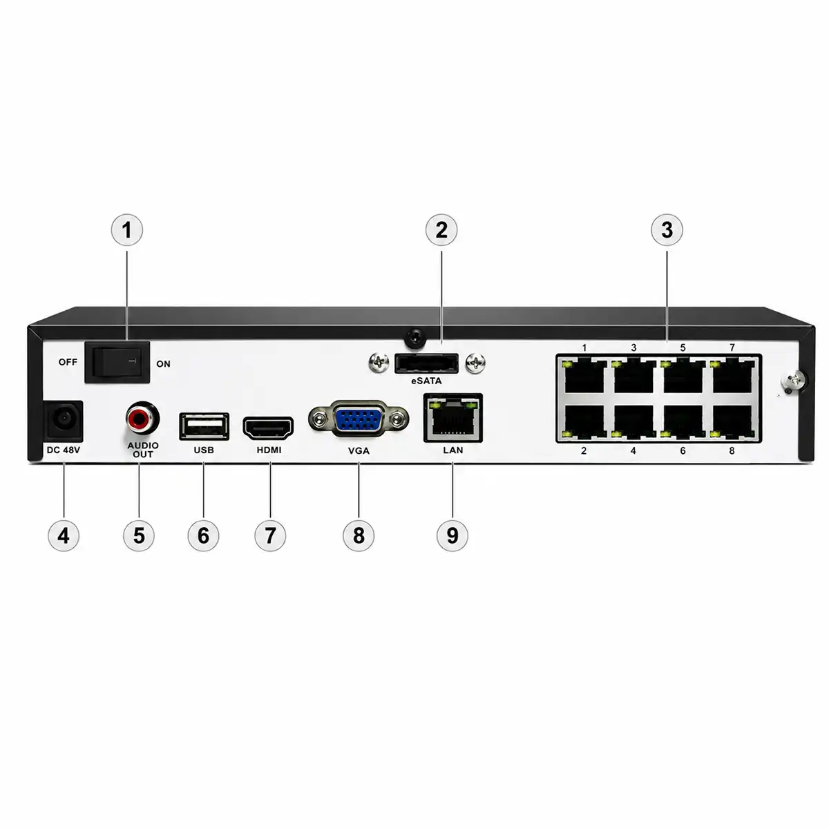 Reolink NVS8-8MB4 4K PoE complect