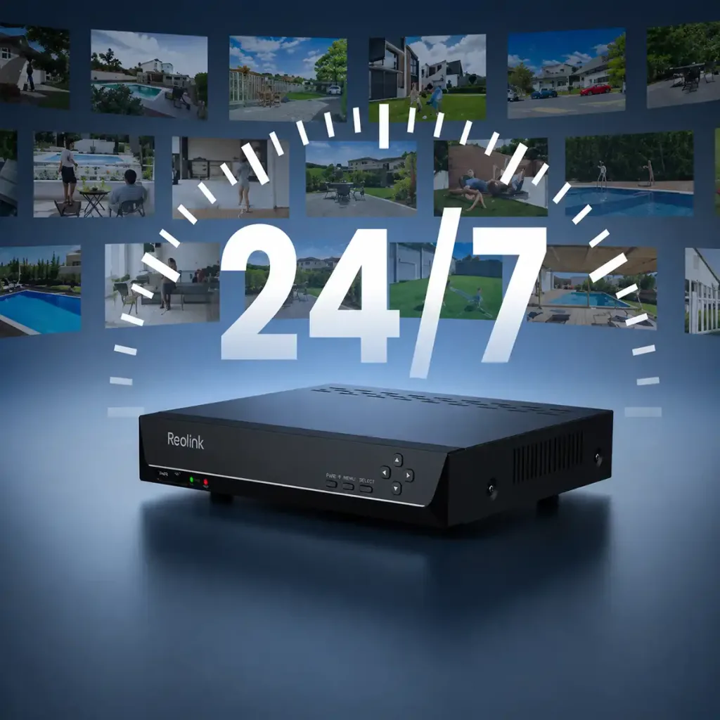 Reolink NVS8 with 2TB HDD (RLN8-410) 8-Channel 4K PoE NVR