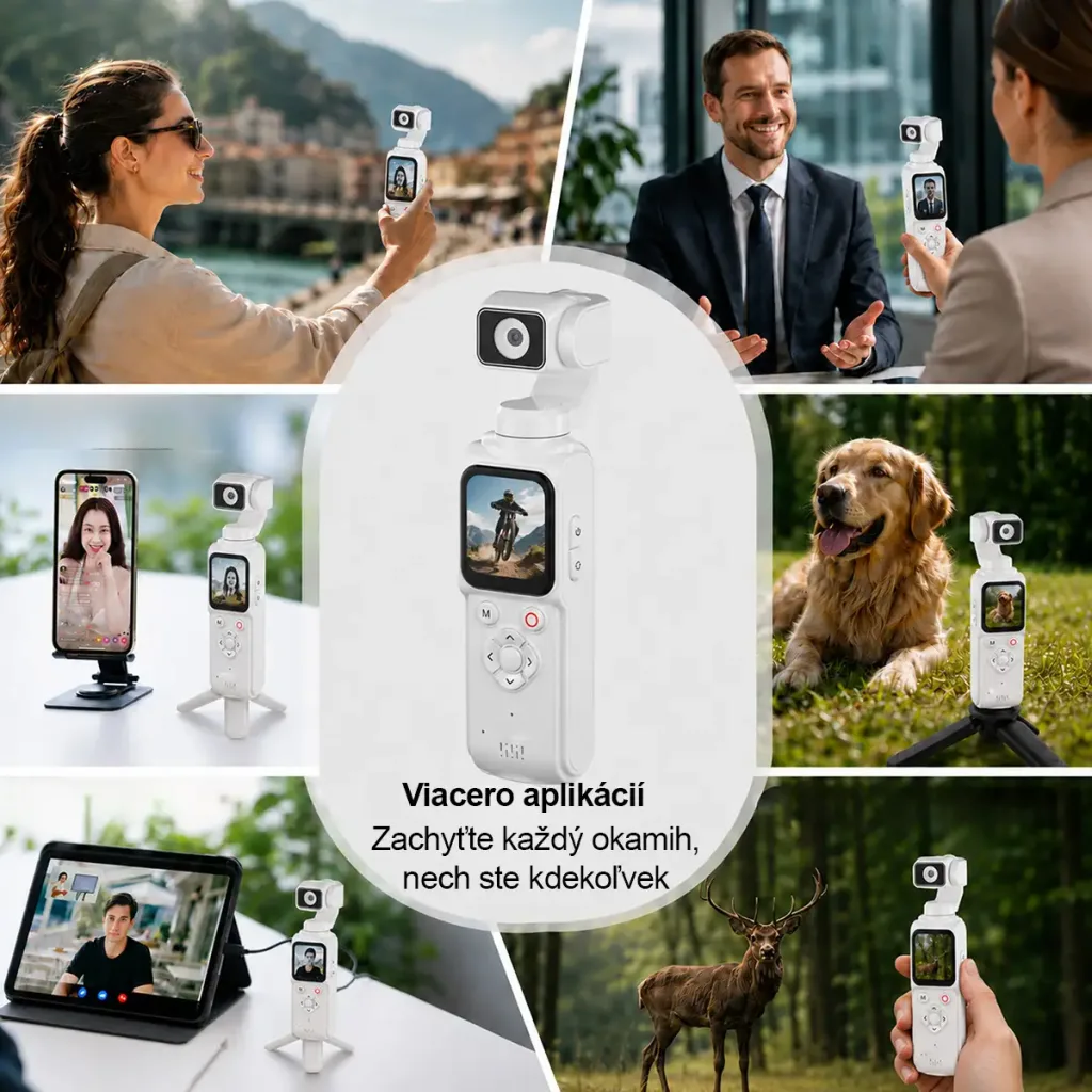 4K Handheld Gimbal Camera