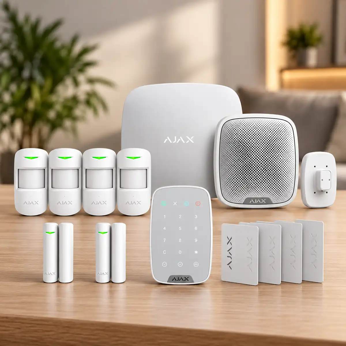Ajax Home Security Pro 4G – kompletná bezdrôtová alarmová sada pre dom, dom a vilu