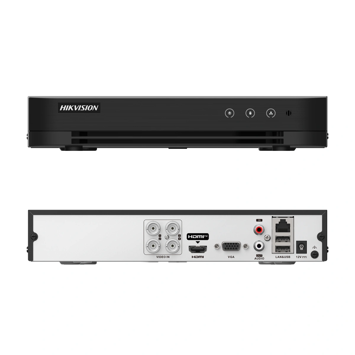 Hikvision iDS-7204HQHI-M1/T – 4-kanálový AcuSense DVR až do 3K/5MP Lite s H.265 Pro+ a až 6 IP kamerami