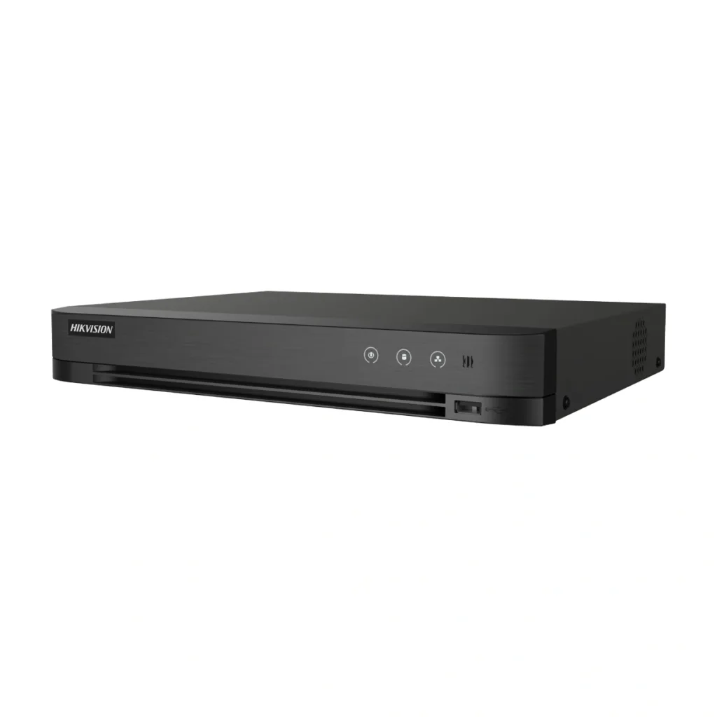 Hikvision iDS-7204HUHI-M1/XT – 4-kanálový 8MP AcuSense DVR s rozpoznávaním tváre a alarmovými vstupmi