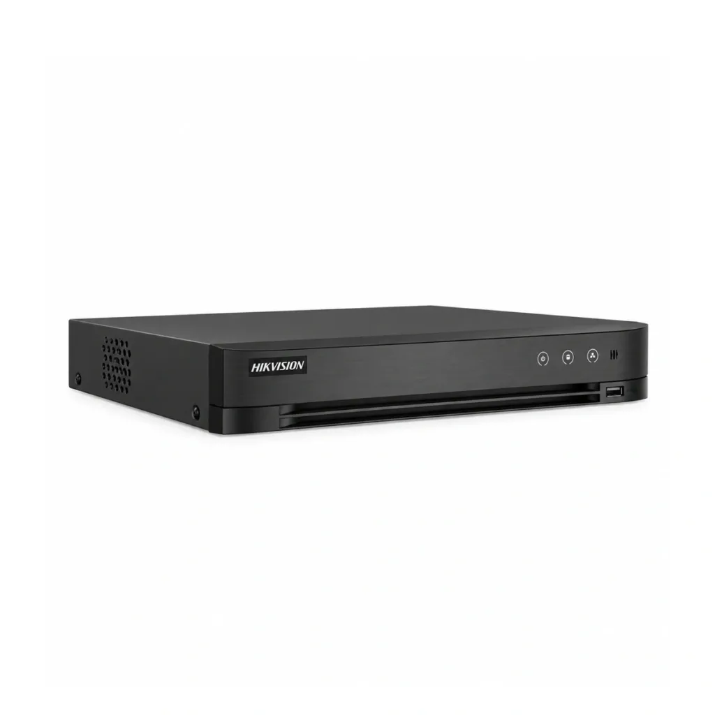 Hikvision iDS-7204HUHI-M1/XT – 4-kanálový 8MP AcuSense DVR s rozpoznávaním tváre a alarmovými vstupmi