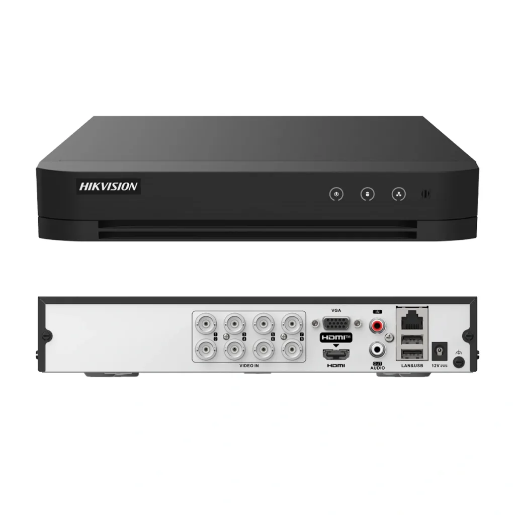 Hikvision iDS-7208HUHI-M1/T – 8-kanálový 8MP AcuSense DVR s H.265 Pro+ a až 16 IP kamerami