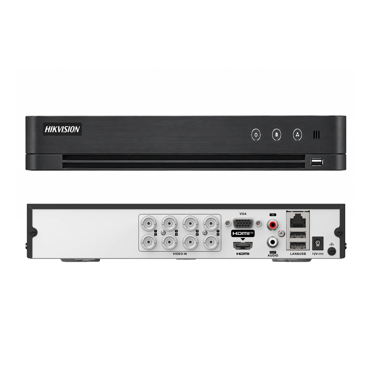 Hikvision iDS-7208HUHI-M1/T – 8-kanálový 8MP AcuSense DVR s H.265 Pro+ a až 16 IP kamerami