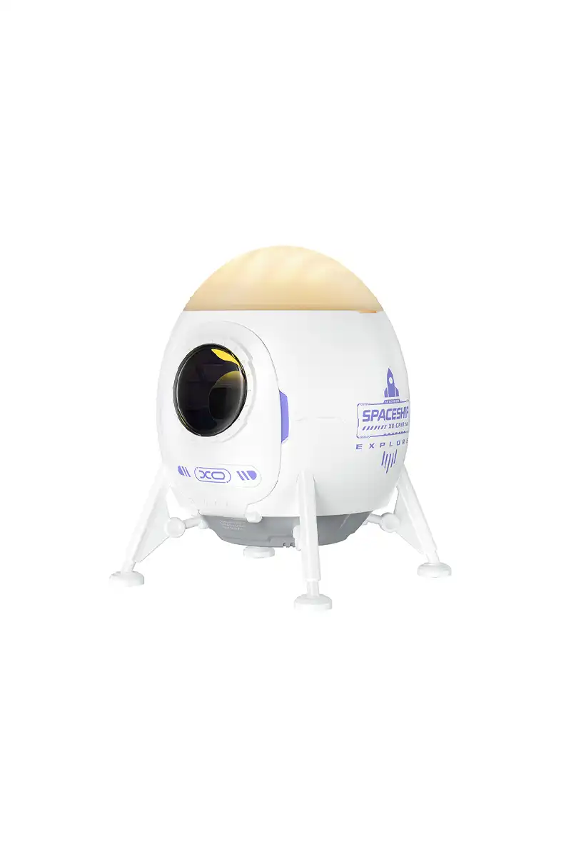 XO CF38 Lander Starlight main Galaktický LED projektor s Bluetooth reproduktorom XO CF38 Lander Starlight – biely