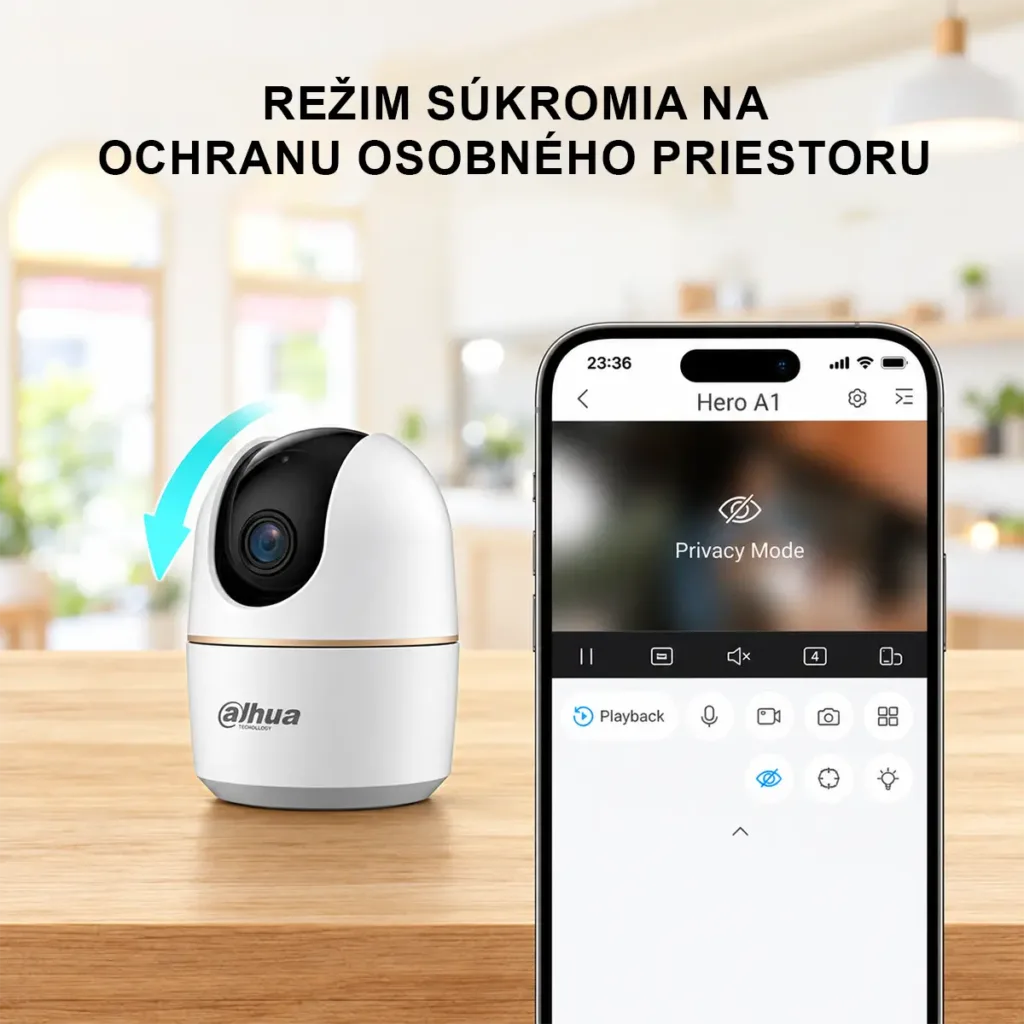 Dahua Hero H5A 5MP Wi-Fi PT kamera s rozpoznávaním pomocou umelej inteligencie, automatickým sledovaním, obojsmerným zvukom a 360° dohľadom