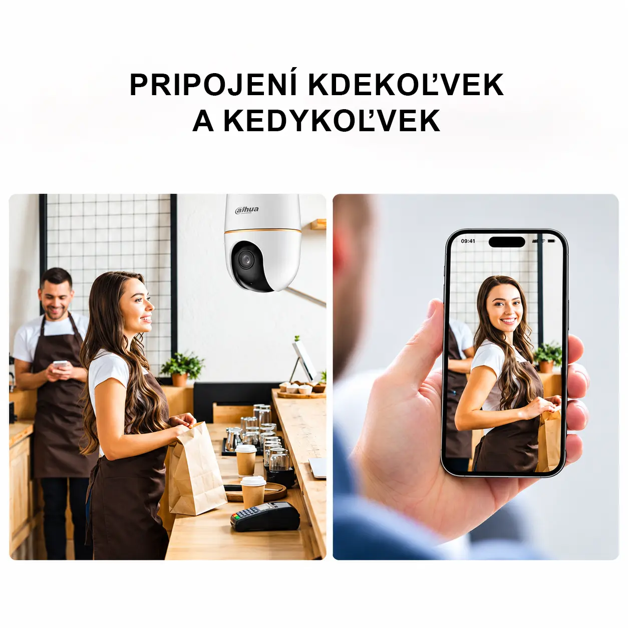 Dahua Hero H5A 5MP Wi-Fi PT kamera s rozpoznávaním pomocou umelej inteligencie, automatickým sledovaním, obojsmerným zvukom a 360° dohľadom