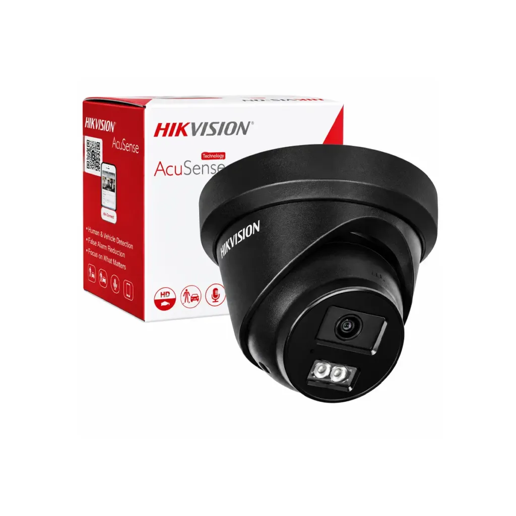 Hikvision DS-2CD2383G2-LI2U ČIERNA 8MP 4K IP PoE kamera s AcuSense, inteligentným hybridným svetlom a duálnym mikrofónom, 2,8 mm