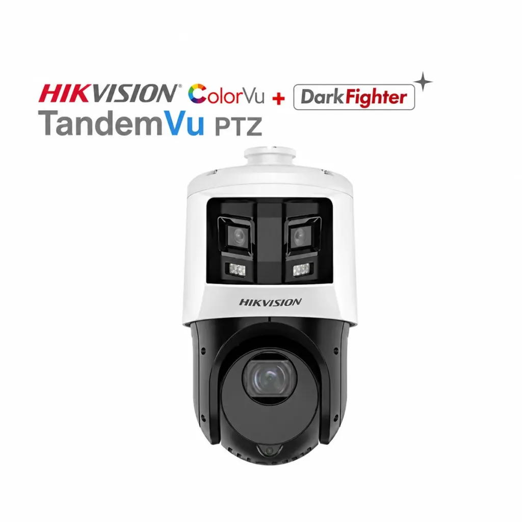 Hikvision DS-2SE4C425MWG-E/26 – Profesionálna duálna IP PTZ kamera TandemVu 10MP (6MP+4MP), 25x optický zoom, ColorVu, DarkFighter, AcuSense AI, 180° panoráma, nočné videnie až 100 m, PoE+, IP66