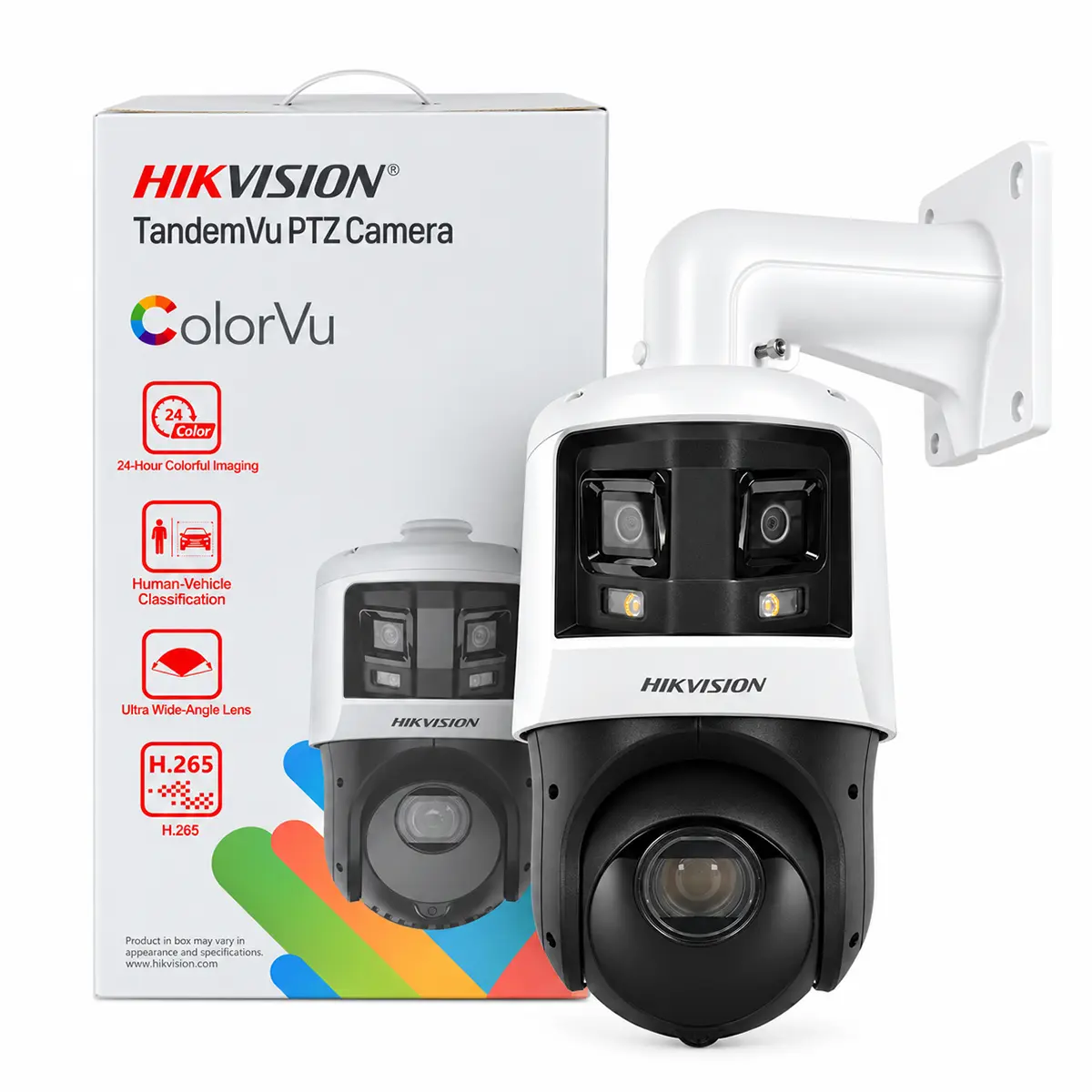 Hikvision DS-2SE4C425MWG-E/26 – Profesionálna duálna IP PTZ kamera TandemVu 10MP (6MP+4MP), 25x optický zoom, ColorVu, DarkFighter, AcuSense AI, 180° panoráma, nočné videnie až 100 m, PoE+, IP66