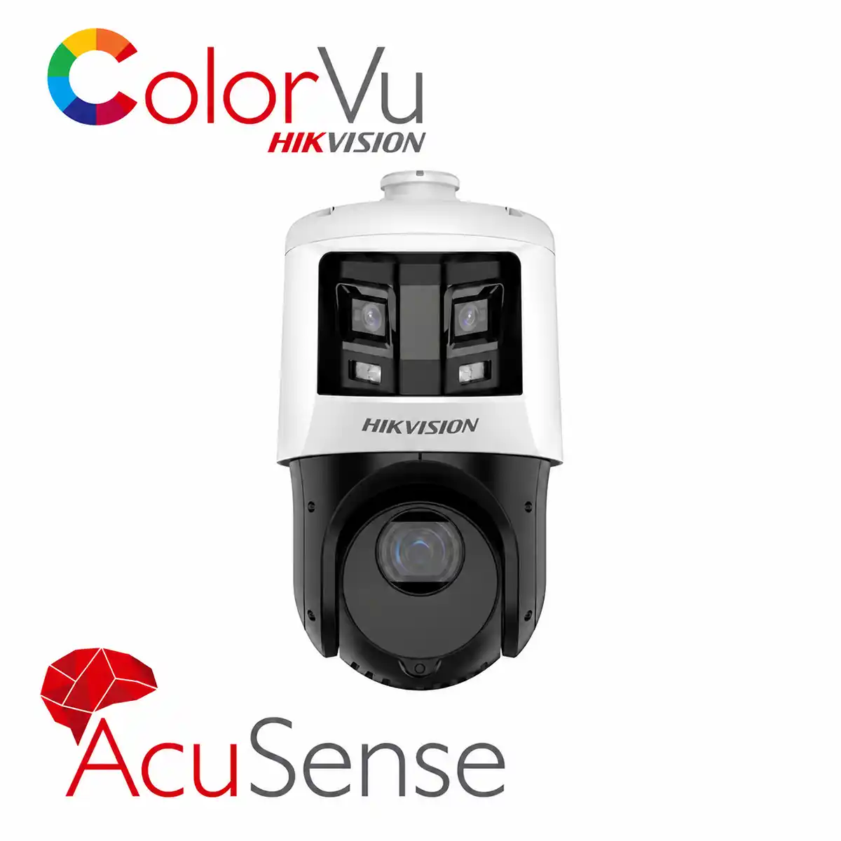 Hikvision DS-2SE4C425MWG-E/26 – Profesionálna duálna IP PTZ kamera TandemVu 10MP (6MP+4MP), 25x optický zoom, ColorVu, DarkFighter, AcuSense AI, 180° panoráma, nočné videnie až 100 m, PoE+, IP66