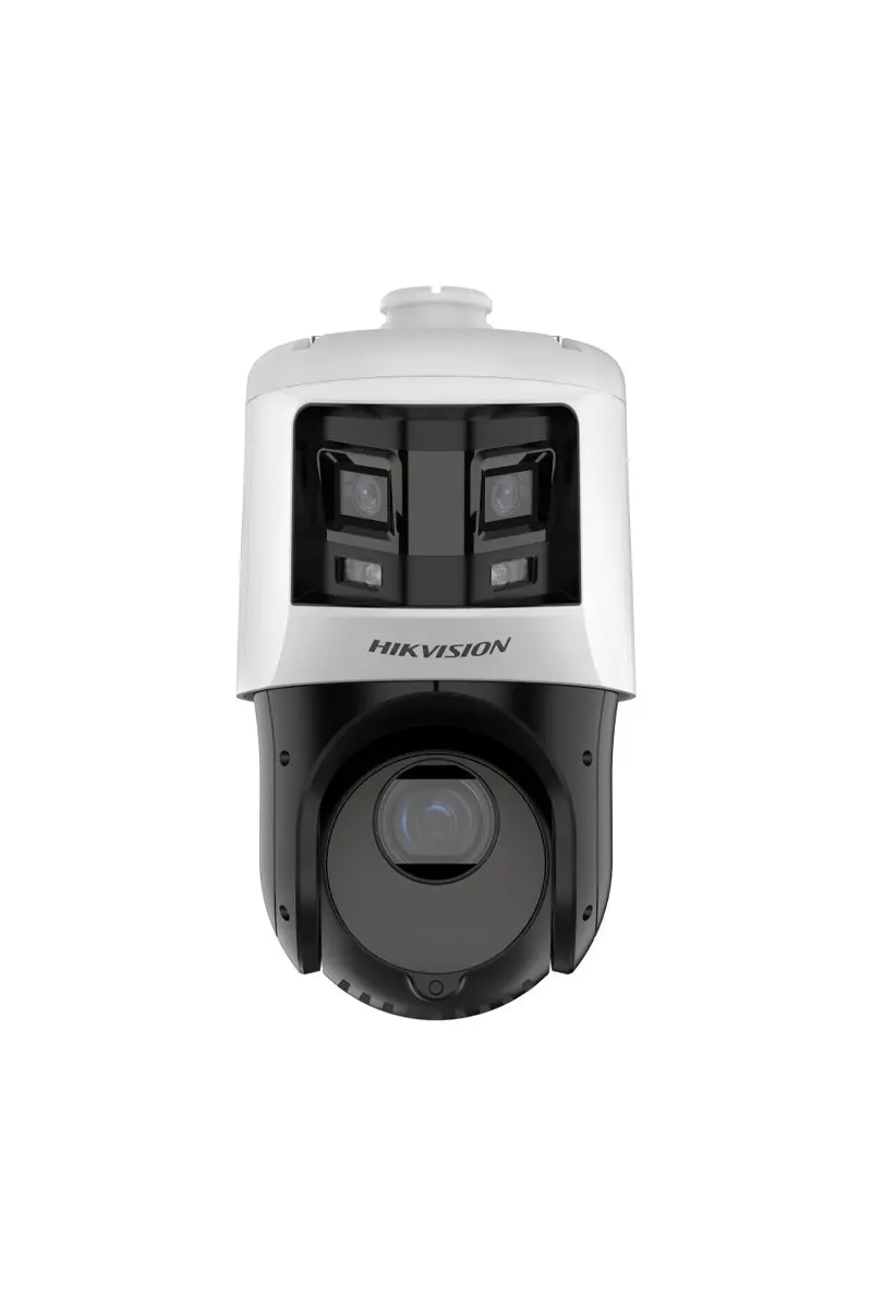 Hikvision DS-2SE4C425MWG-E_26 main Hikvision DS-2SE4C425MWG-E/26 – Profesionálna duálna IP PTZ kamera TandemVu 10MP (6MP+4MP), 25x optický zoom, ColorVu, DarkFighter, AcuSense AI, 180° panoráma, nočné videnie až 100 m, PoE+, IP66