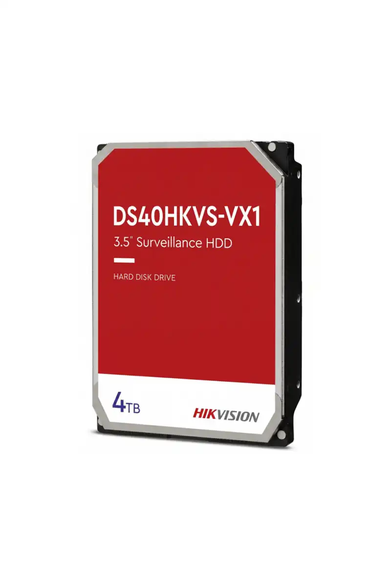 Hikvision DS40HKVS-VX1 4TB main Hikvision DS40HKVS-VX1 4TB - Pevný disk pre video dohľad, NVR/DVR/XVR, 24/7